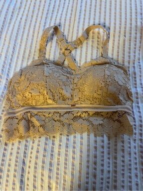 Juliette by Jady K Lace Longline Bralette - nude